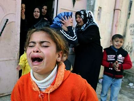 girl crying blood. A Palestinian girl crying for