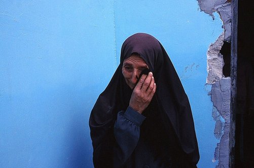 Palestinian woman in Gaza