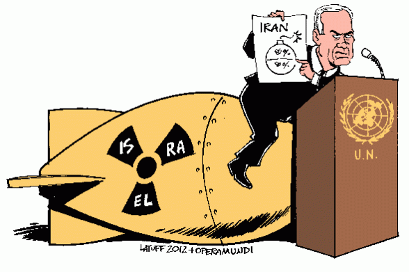 • ¿Netanyahu sigue la agenda de la "Misión Anglosajona"?... Netanyahu-speaks-at-un-about-iranian-bomb