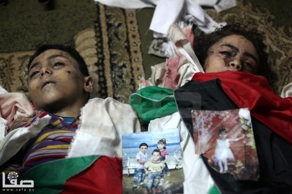 Children living in Gaza Under Attack Nov 20, 2012 Photo by Safa