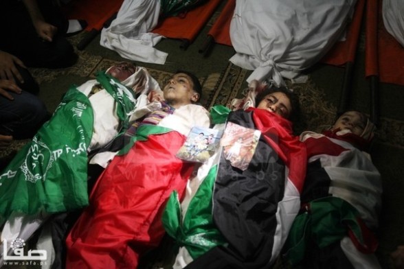 Children living and dying in Gaza Under Attack Nov 20, 2012 Photo by Safa