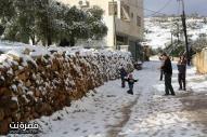 Jan 10 2013 - Qusra in the snow in Palestine - Photo by Qusra net