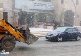 Jan 9 2013 Hebron suffers extreme weather and snow Photo by Safa