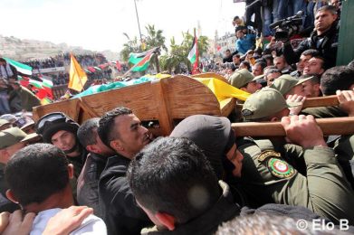 Febr 25 2013 Funeral Arafat Jaradat tortured to death by Israel - Photo by Eloise Bollack 8
